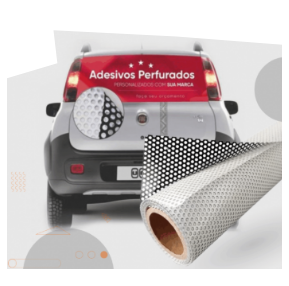 Adesivos Perfurado para Carros