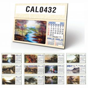 Calendário de Mesa Tamanho: 16,8cm x 21cm (Ref.: 430, 431 e 432)